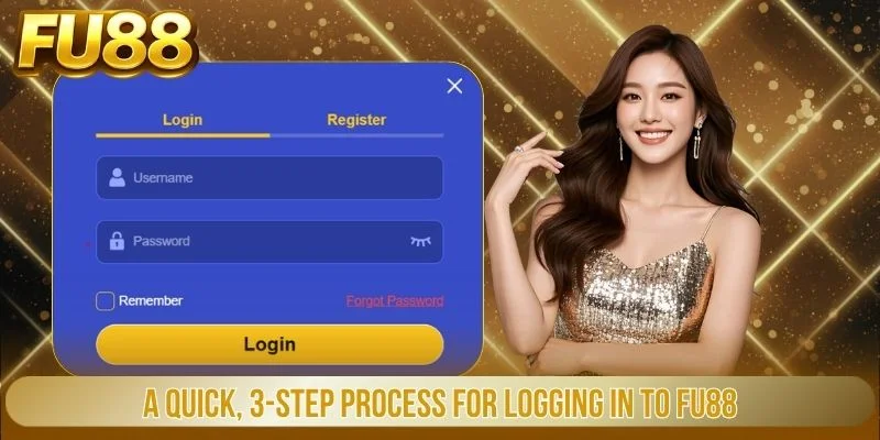 A quick, 3-step process for logging in to FU88