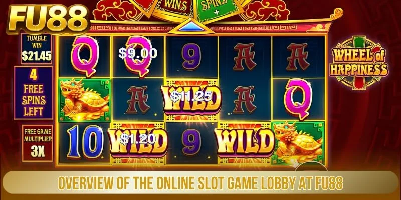 Tổng quan về sảnh trò chơi slot trực tuyến tại Fu88