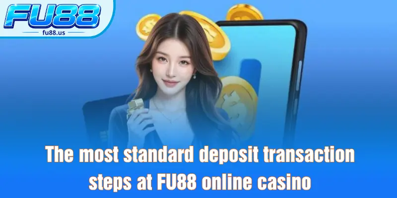 The most standard deposit transaction steps at FU88 online casino